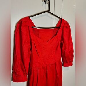 Elegant Red Women's Dress